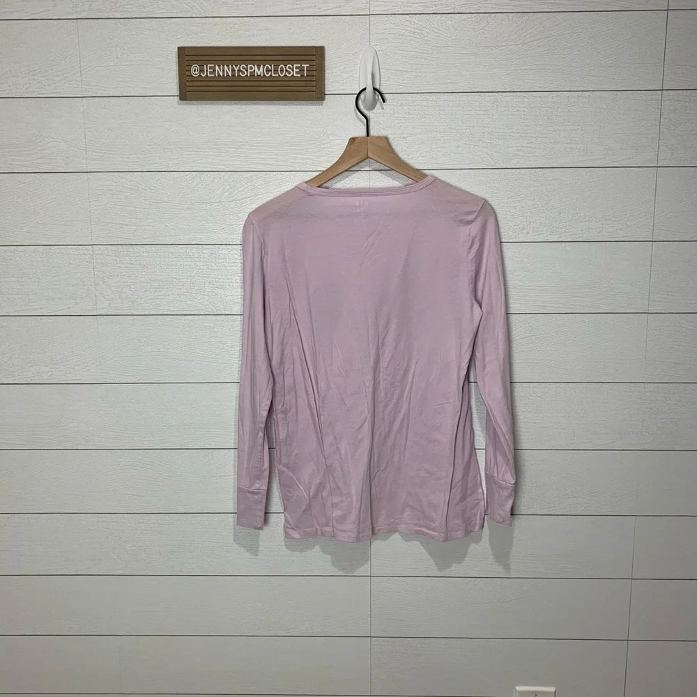 Gap Lavender LS Tee Size Medium - Picture 2 of 3
